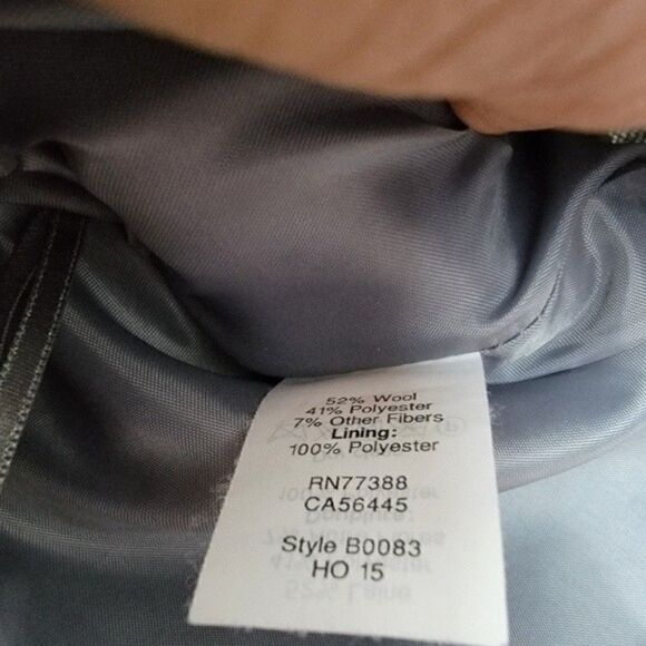 𝅺J. CREW Paperbag Wool Blend Mini Skirt Gray - Picture 6 of 10